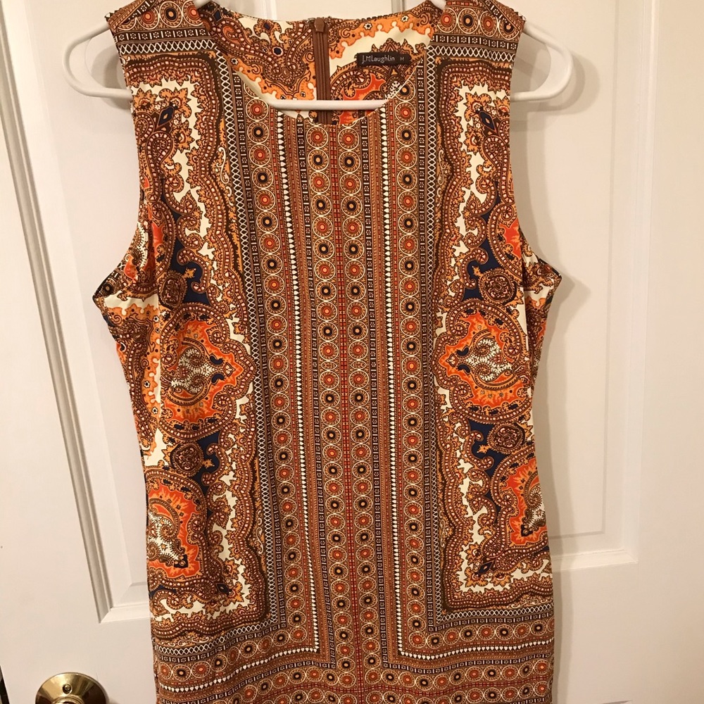 J McLaughlin Sheath Dress Catalina Cloth M